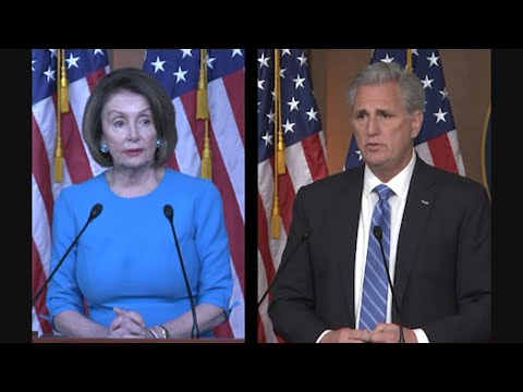 Speaker of the House Nancy Pelosi and House Minority Leader Kevin McCarthy weighed in Thursday on the growing tensions between the U.S. and Iran. (May 16)