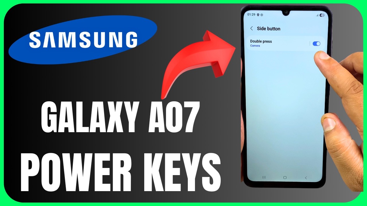 🔥 Samsung Galaxy A07 Hidden Power Key Setting 😱 MUST SEE!