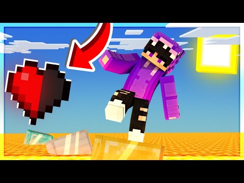 FACCIO UN PARKOUR CON MEZZO CUORE su MINECRAFT