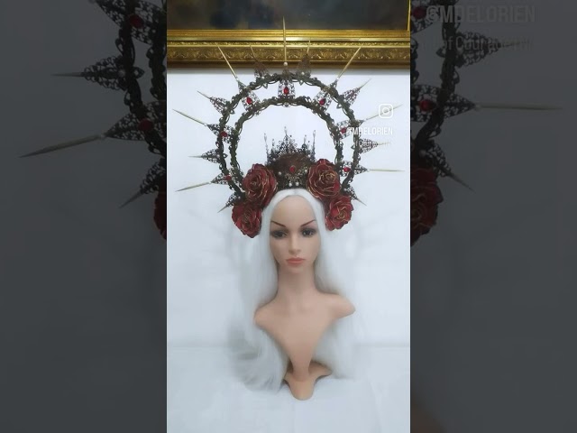 Vídeo relacionado con LXONTSG Sol Corona de Diadema, Diadema Corona Mujer Halo, Tocado de Diosa Dorada, Diosa Tocado Halloween, Decoraciones de Fiesta