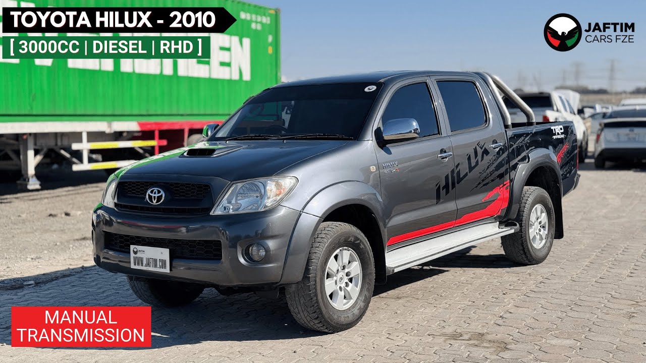 Toyota Hilux DOUBLE CABIN | 3.0L DIESEL ENGINE | 2010 | RHD | MANUAL TRANSMISSION | REAR VIEW CAMERA video
