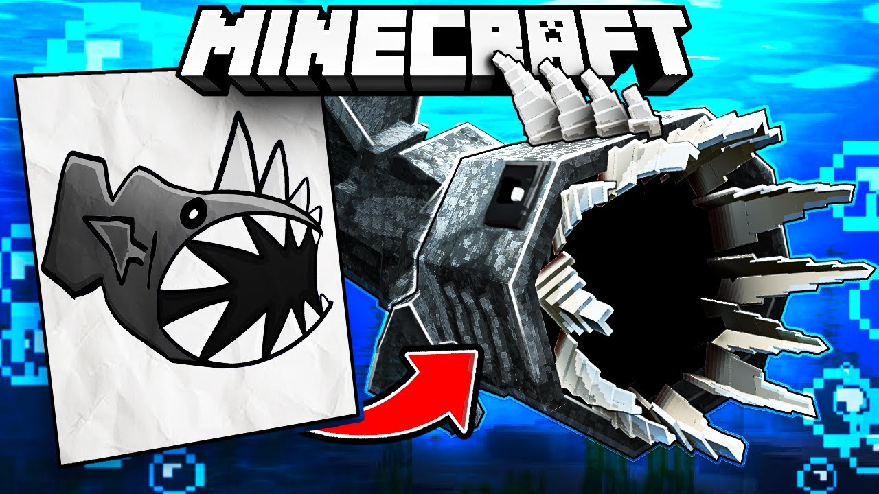 I Made YOUR Drawings into MINECRAFT Mobs!