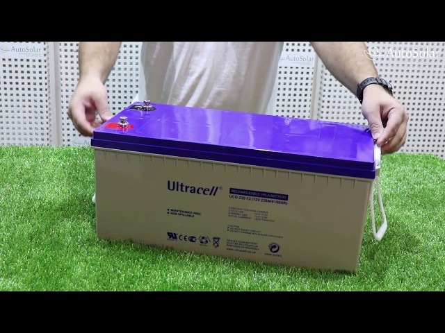 Batería GEL 12V 230Ah Ultracell UCG-230-12