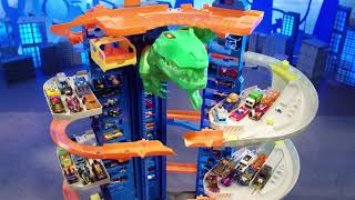 Hot Wheels City Garáž s T-Rexem