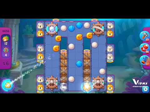 Fishdom. 8656 super hard level no boosters and diamonds. 11 moves