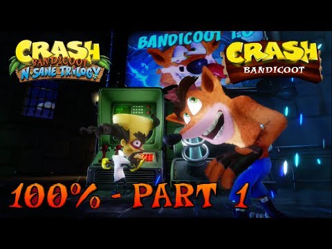 Crash Bandicoot - N. Sane Trilogy - 100% Walkthrough, Part 1: Startup & Intro