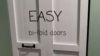 Easy DIY bi-fold doors