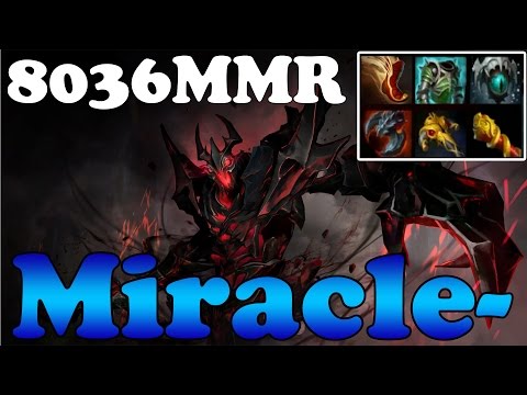 Dota 2 - Miracle- TOP 1 MMR IN THE WORLD 8036MMR Plays Shadow Fiend Vol 11 - Ranked Gameplay