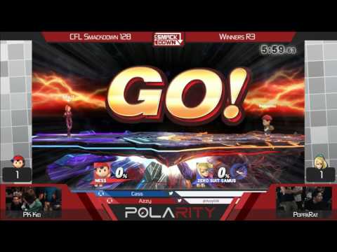 CFL Smackdown 128 WiiU - PK Kid (Ness) vs PoppaRat (ZSS) - Winners R3