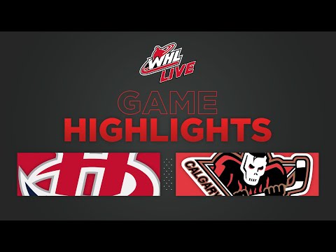 WHL Highlights: Hurricanes (4) at Hitmen (1) - January 15, 2023