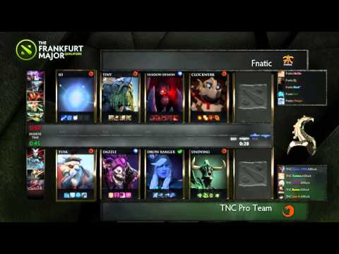 Fnatic vs TnC - Game 1 - Frankfurt Major Hub - Godz, Winter, Merlini