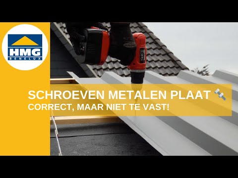 Video: Metalen platen correct vastschroeven Zo gaat dat!