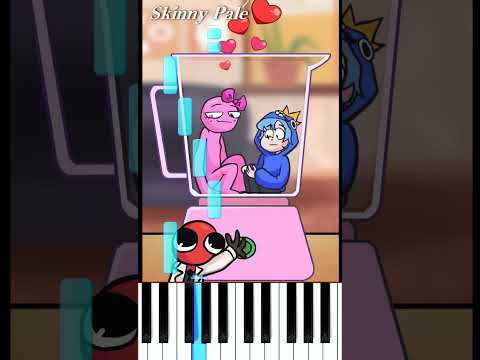 Rainbow Friends Transformation Mix Animation @SkinnyPale Piano Tutorial