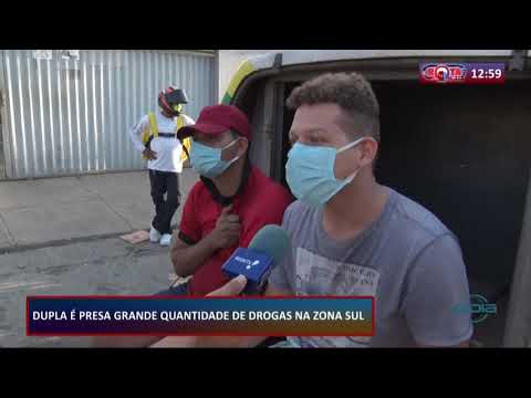 Dupla de traficantes é presa com grande quantidade e variedade de maconhas na Zona Sul 01 10 2020