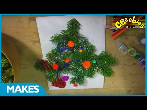 CBeebies: Down On The Farm - Make a Christmas tree picture