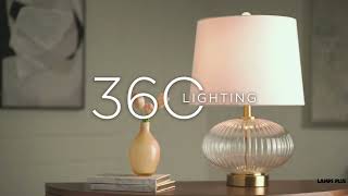 Watch A Video About the Darrah Clear Glass Table Lamp