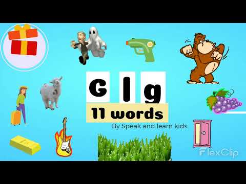 G for Goat | G for Girl  | G for Guitar | Learn G 11 Letters for kids | song for children