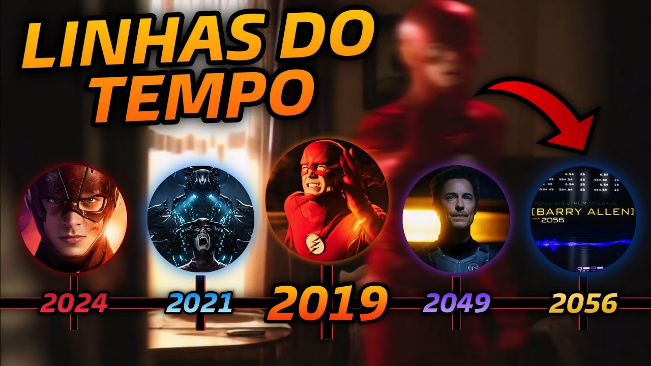 TODAS as LINHAS DO TEMPO de THE FLASH!