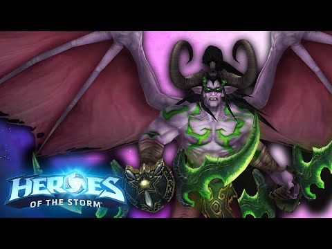 Illidan's Blades Are Burning With Intensity | Heroes of the Storm (Hots) Illidan Gameplay