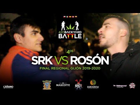 SRK vs ROSÓN. 4os. Final Regional Gijón 2020. 420 Backyard Battle