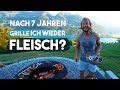 Nach 7 Jahren grille ich wieder Fleisch| Mit dem VW Bus unterwegs