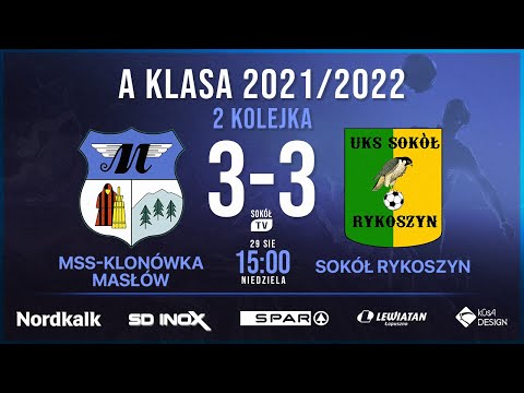 Klonówka Masłów - Sokół Rykoszyn 2021/2022