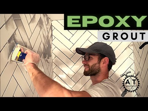 How to Install Epoxy Grout [Shower Pan and Shower Walls]