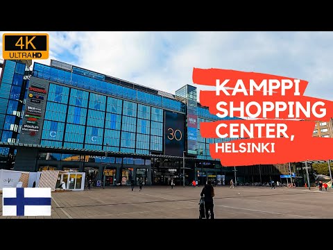 Kamppi Shopping Center, Helsinki 🇫🇮  -  Walking Tour [4K]