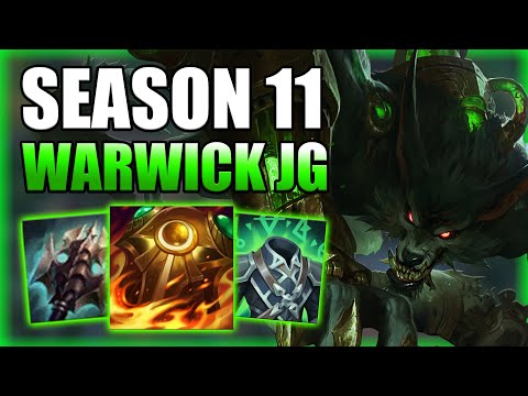 HOW TO PLAY WARWICK AFTER YOUR GANKS FAIL Season 11 Warwick Jungle Gameplay Guide League of Legends