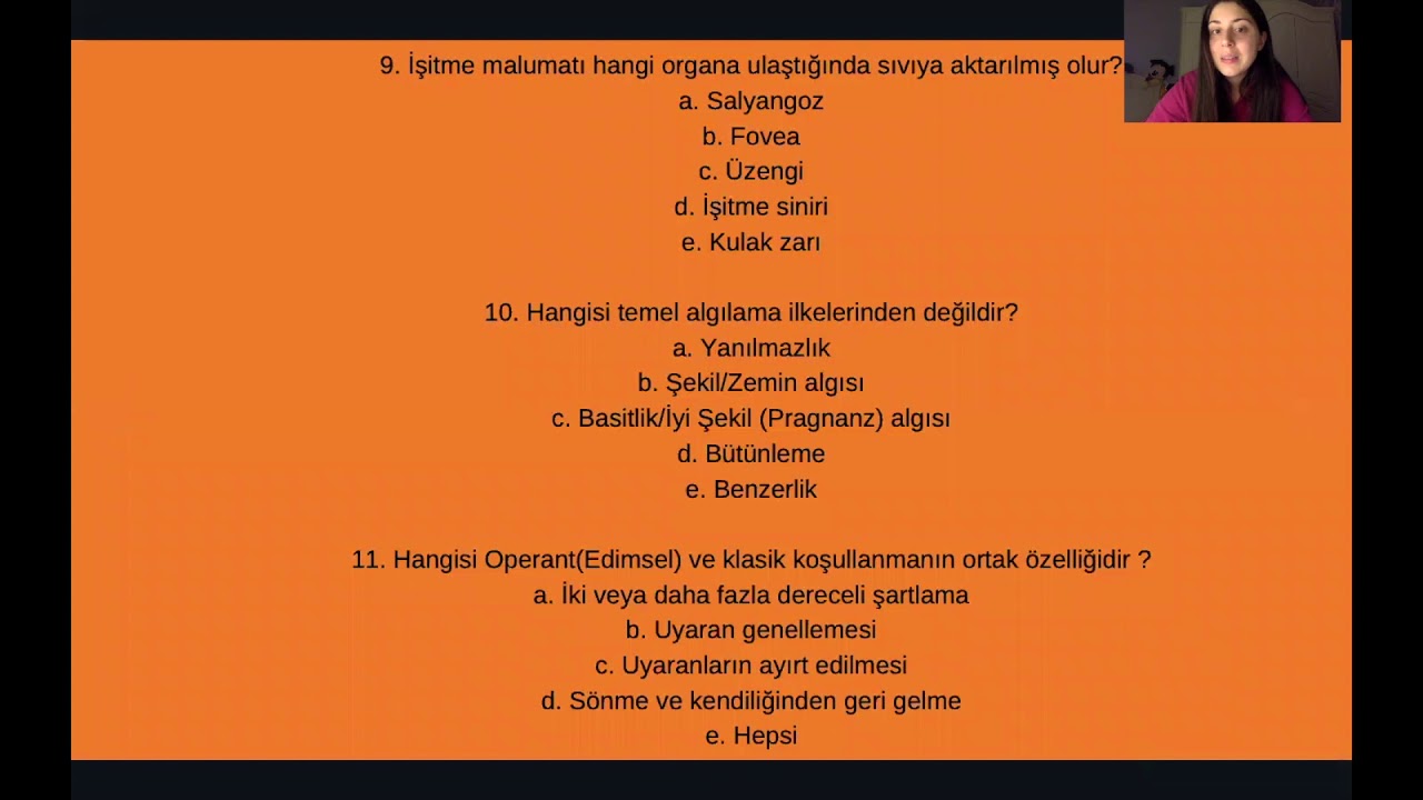 20 Dakikada Psikoloji Finaline Benimle Hazırlan🤩🎉