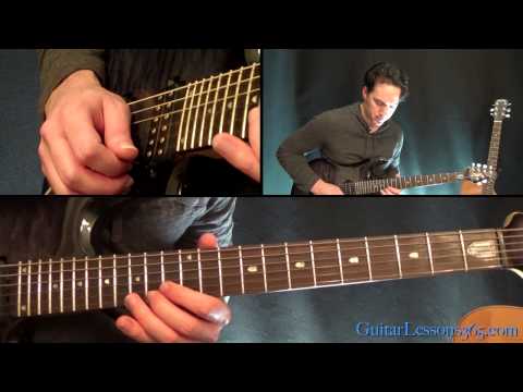 Master of Puppets Guitar Lesson Pt.3 - Metallica - Harmony Solo