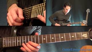 Master of Puppets Guitar Lesson Pt.3 - Metallica - Harmony Solo