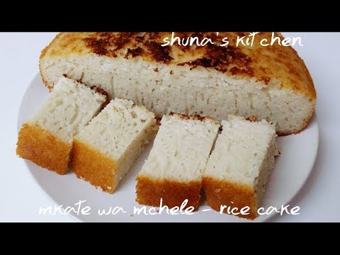 Mkate wa mchele /wa kumimina/ rice cake