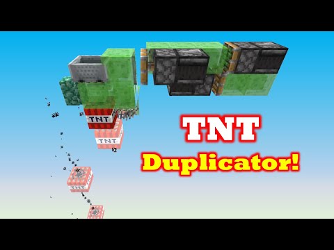 How to make a TNT DUPLICATOR in Minecraft 1.16