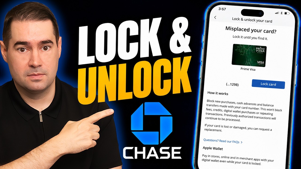 How to Lock and Unlock Your Chase Credit Card