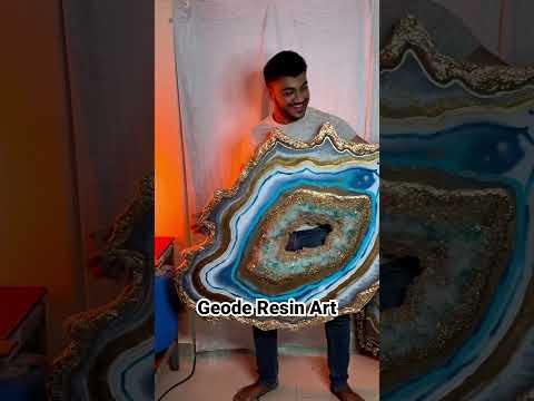 Best Geode Art Transition Video | Made by Fenil Shah | Resin Art India