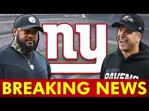 🚨Giants Just Got MAJOR BREAKING NEWS on Mike Tomlin & John Harbaugh
