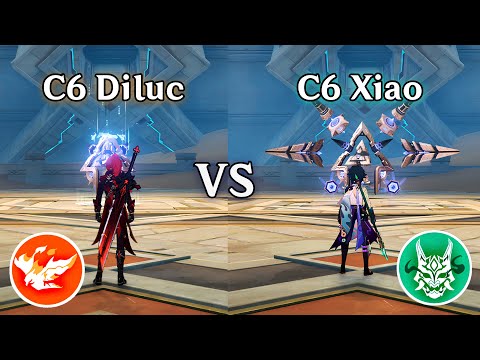 C6 Diluc vs C6 Xiao — The Old Gods Still Rule | Genshin Impact