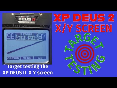 XP DEUS 2 - X/Y SCREEN TARGET TESTING #xp #deus2 #metaldetecting #leeds