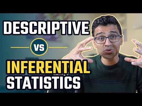 Descriptive vs Inferential Statistics | Math Statistics for data science machine learning