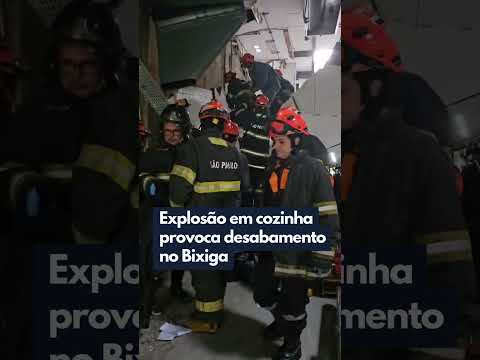 Explosão em cozinha provoca desabamento no Bixiga