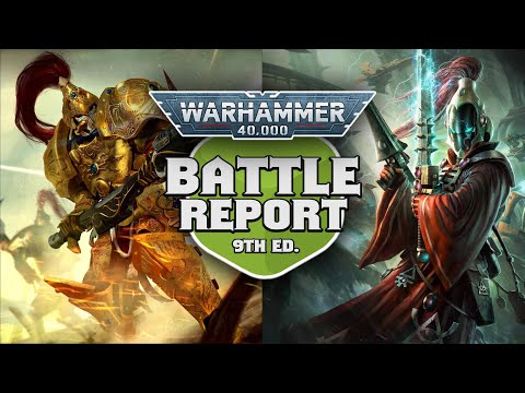 NEW Custodes vs Ynnari Warhammer 40k 9th Edition Battle Report Ep 168