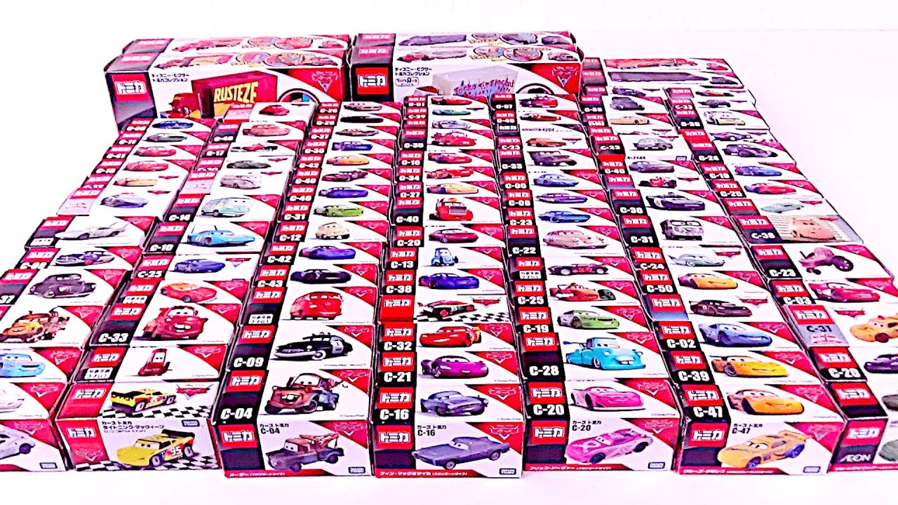 Disney Cars TOMICA 100+ Collection! Cars 1 & Cars 2 & Cars 3 Toys