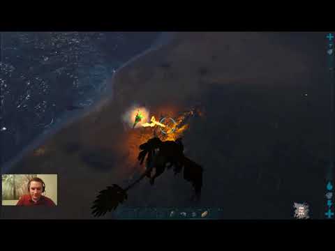 Ark - Ballista and Flamethrower Turrets vs  Stego