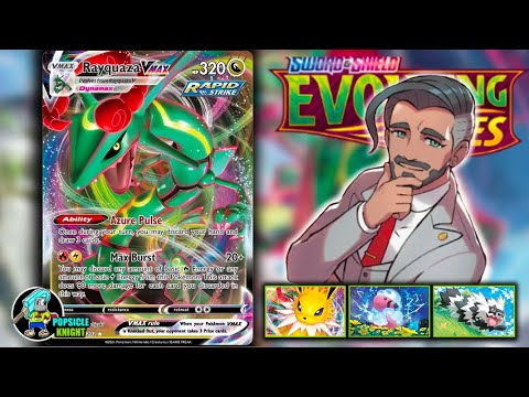 RAYQUAZA VMAX / JOLTEON VMAX Combo : Deck Profile & PTCGO Gameplay (Pokemon EVOLVING SKIES)