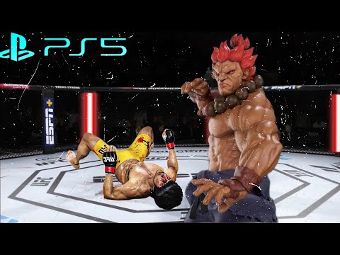 UFC4  Bruce Lee vs Akuma Fighter EA Sports UFC 4