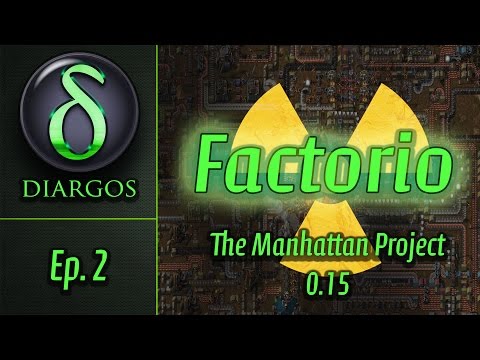 Factorio - Manhattan Project - Ep. 2: Initial Iron Smelting