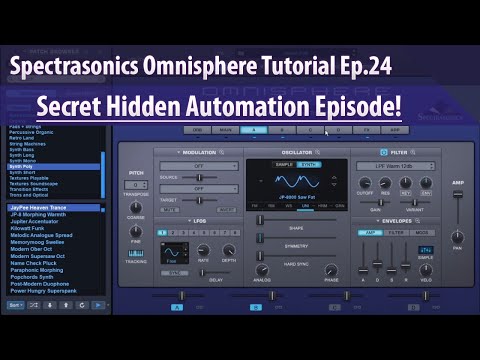 Spectrasonics Omnisphere Tutorial Ep.24 - Automation (Bonus Episode!)