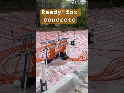 Slab on grade radiant heat and underground plumbing in. Concrete going in next #homeimprovement #diy