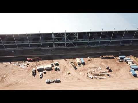 Tesla : texas giga factory, drone fly over 03-25-21